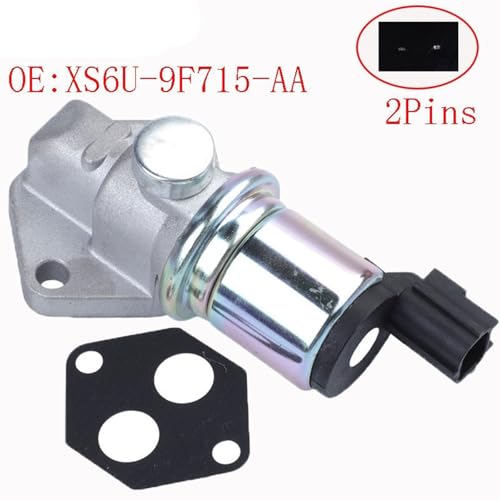 Leerlaufluftregelventil/Passend for Ford Focus Transit KA Escort Fiesta/Passend for Suzuki Aerio Esteem Außenborder XS6U-9F715-AA XS6U9F715AA von SAEHEDRDDF