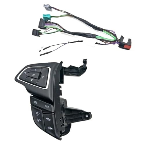 Lenkrad Tasten Schalter Baugruppe Ersetzen Lenkung/Passend for Ford Focus Mk3 2015-2017 /Passend for Kuga 2017 Tempomatschalter Multifunktions-Lenkradtaste Bluetooth O-Taste Multifunktions Lenkrad Ta Lenkrad Tasten Schalter Baugruppe Ersetzen Lenkung/Passend for Ford Focus Mk3 2015-2017 /Passend for Kuga 2017 Tempomatschalter Multifunktions-Lenkradtaste Bluetooth O-Taste Multifunktions Lenkrad Ta von SAEHEDRDDF