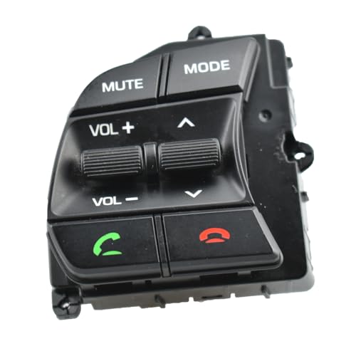 Lenkrad Tasten Schalter Baugruppe Ersetzen Lenkung Auto-Lenkrad-Steuerungstaste Tempomatschalter/Passend for Hyundai Sonata LF 2016 2017 2018 Multifunktions Lenkrad Tastenschalter(Left) von SAEHEDRDDF