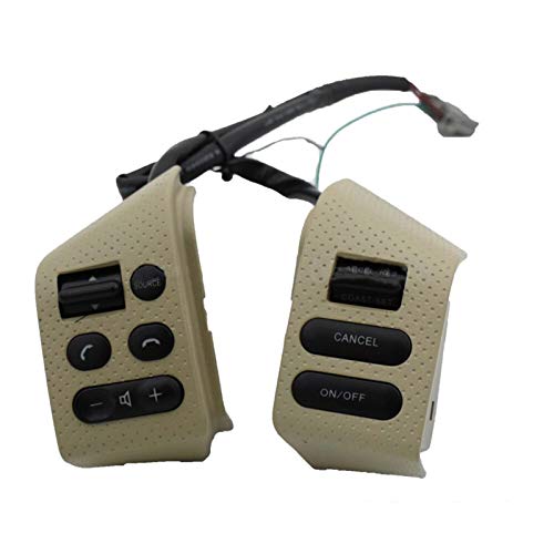 Lenkrad Tasten Schalter Baugruppe Ersetzen Lenkung Lenkrad-Bedientasten mit roter Hintergrundbeleuchtung/Passend for Nissan LIVINA 2007-2010 / Passend for Nissan TIIDA 2005-2008 / Passend for SYLPHY von SAEHEDRDDF