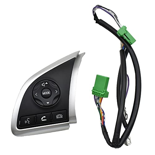 Lenkrad Tasten Schalter Baugruppe Ersetzen Lenkung Links Rechts Tempomat Lenkrad Schalter Audio Android Player Schalter/Fit for Mitsubishi ASX 2013 2014 2015 Multifunktions Lenkrad Tastenschalter(Left von SAEHEDRDDF