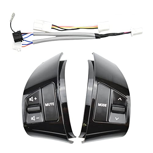 Lenkrad Tasten Schalter Baugruppe Ersetzen Lenkung Multifunktions-Lenkrad-Fernbedienungs-Bluetooth-Knopfschalter mit Kabel/passend for Hyundai Elantra 2008–2015 Multifunktions Lenkrad Tastenschalter von SAEHEDRDDF