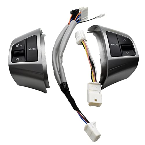 Lenkrad Tasten Schalter Baugruppe Ersetzen Lenkung Multifunktions-Lenkrad-Fernbedienungs-Bluetooth-Knopfschalter mit Kabel/passend for Hyundai Elantra 2008–2015 Multifunktions Lenkrad Tastenschalter von SAEHEDRDDF