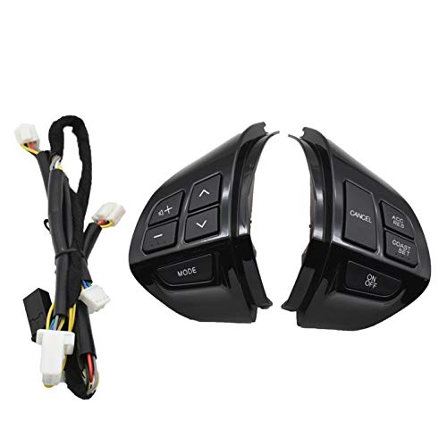 Lenkrad Tasten Schalter Baugruppe Ersetzen Lenkung Multifunktions-Lenkradknopf, Tempomatschalter (4 Farben erhältlich) / Passend for MITSUBISHI LANCER OUTLANDER ASX 2007–2011 Multifunktions Lenkrad Ta von SAEHEDRDDF