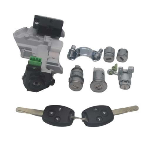 Zündschloss Starterschalter mit Schlüssel Ersatz AL160 VOLLE SCHLOSSSATZ ZÜNDSCHALTER TÜRSCHLOSS BARREL TRANS 2 SCHLÜSSEL 48 CHIPS/FIT for HONDA ACCORD 2003-2005 Auto Zündschalter Lock Barrel Starte von SAEHEDRDDF