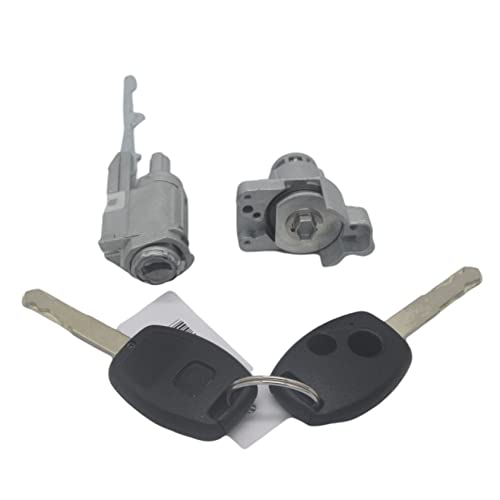 Zündschloss Starterschalter mit Schlüssel Ersatz AL231 ZÜNDSCHALTER TÜRSCHLOSS BARREL TASTE SCHLÜSSEL/FIT for HONDA CIVIC 06-08 CRV FIT ODYSSEY Auto Zündschalter Lock Barrel Starterschalter mit(2-Butt von SAEHEDRDDF