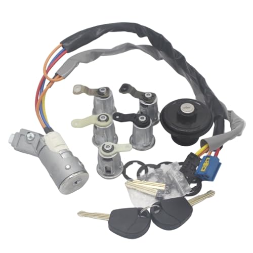 Zündschloss Starterschalter mit Schlüssel Ersatz KOMPLETTSATZ TÜRSCHLOSSZYLINDER SET 5 STÜCK/PASSEND for PEUGEOT EXPERT 2002-2008 4162.CF Auto Zündschalter Lock Barrel Starterschalter mit(Lock Set) Zündschloss Starterschalter mit Schlüssel Ersatz KOMPLETTSATZ TÜRSCHLOSSZYLINDER SET 5 STÜCK/PASSEND for PEUGEOT EXPERT 2002-2008 4162.CF Auto Zündschalter Lock Barrel Starterschalter mit(Lock Set) von SAEHEDRDDF