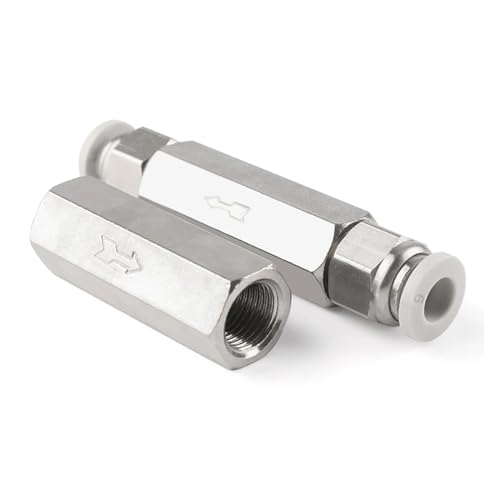 1 Stück pneumatisches Luftrückschlagventil Rückschlagventil Schlauch Luftrohr Schnellverbinder SPU SPV SPM 4 6 8 10 12 mm gerade Durchgangsplatte CV01 1/4(CV-01) von SAEVVCJWW