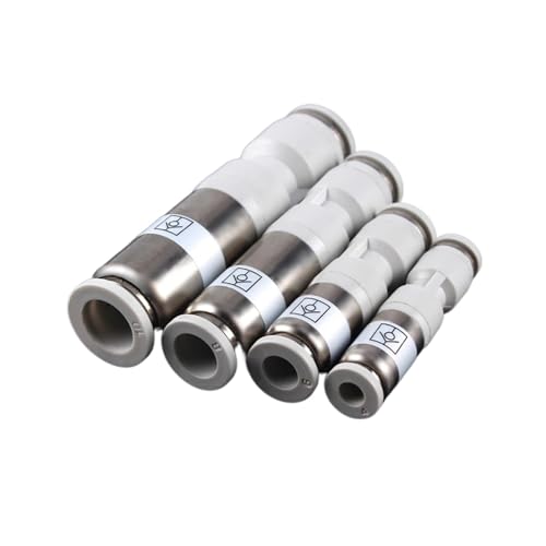 1 Stück pneumatisches Luftrückschlagventil Rückschlagventil Schlauch Luftrohr Schnellverbinder SPU SPV SPM 4 6 8 10 12 mm gerade Durchgangsplatte CV01 1/4(SPU-10) von SAEVVCJWW