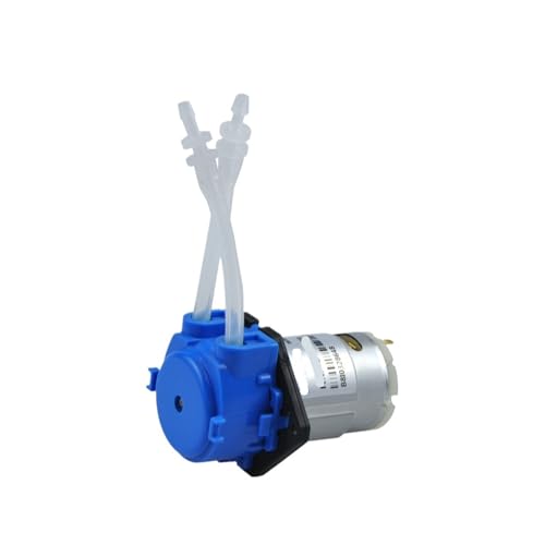 47-60 ml/min 2 Zoll NKP Schlauchpumpe 12 V Schlauch 3 * 5 mm 3 Rotoren blaue Dosierpumpe mit gerader Platte(NKP-DCS10B) von SAEVVCJWW