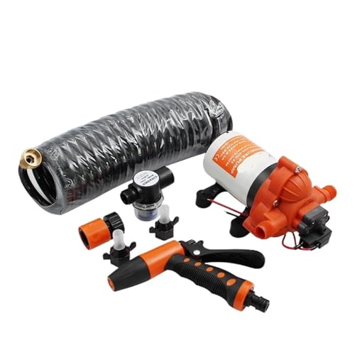 51 Serie 5 GPM 70 PSI Fahrzeugdeck-Waschpumpen-Set mit 6 m Spiralschlauch, Hochdruck for Wohnmobile, Boote, Yachten, Autos, 12 V 51 Serie 5 GPM 70 PSI Fahrzeugdeck-Waschpumpen-Set mit 6 m Spiralschlauch, Hochdruck for Wohnmobile, Boote, Yachten, Autos, 12 V von SAEVVCJWW