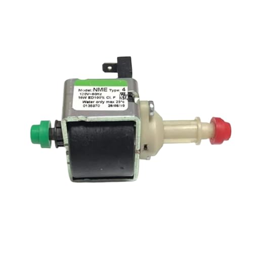 NME t4 AC 120 V 220 V 16 W Mini-Magnetpumpe Kaffeemaschine Wasserpumpe Kolbenpumpe Hochdruckdurchfluss 50 cc/min(120v type4 16w) von SAEVVCJWW