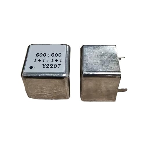SAEVVCJWW 1 Stück Audio-Isolator-Verstärker Audio Kuh Ausgewogene Permalloy-Nickel-Legierung 600:10K 10k:10k 600:600 Audio-Transformator(600 600 1 1 1 1) von SAEVVCJWW