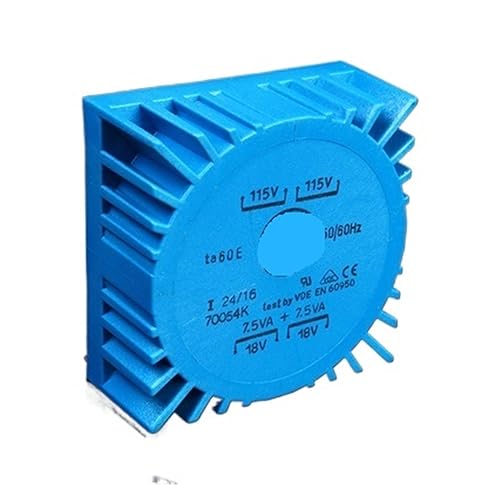 SAEVVCJWW 15W Dual 7V 9V 12V 15V 18V 22V Importierter Ringkerntransformator HiFi Audio Leistungstransformator 15VA(Dual 18V) von SAEVVCJWW