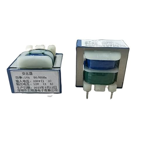 SAEVVCJWW 2 Stück EI28*14 1W 1VA AC 220V bis 5V 9V 12V kleine Plug-in-Leiterplatte 5-poliger offener Rahmen Eisenkern Kupfer-Leistungstrenntransformator(Customized) von SAEVVCJWW