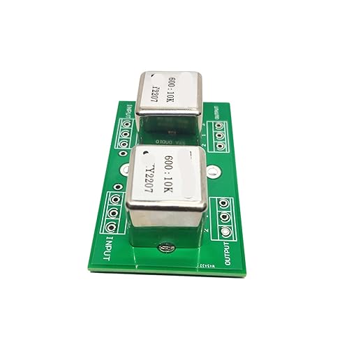 SAEVVCJWW 2 Stück Permalloy 600: 10K 600:600 10K:600 10k:10k Audio-Transformator Audio-Isolator-Verstärker Cow Balance(Green,3108 Round) von SAEVVCJWW