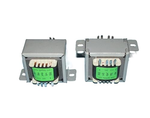 SAEVVCJWW 25W Gallenfront-Leistungstransformator Zwei Gruppen 55V 0,1A Einzelgruppe 8V1,5A EI66X30(EI66 Stack Thick 30,Riding Clip) von SAEVVCJWW