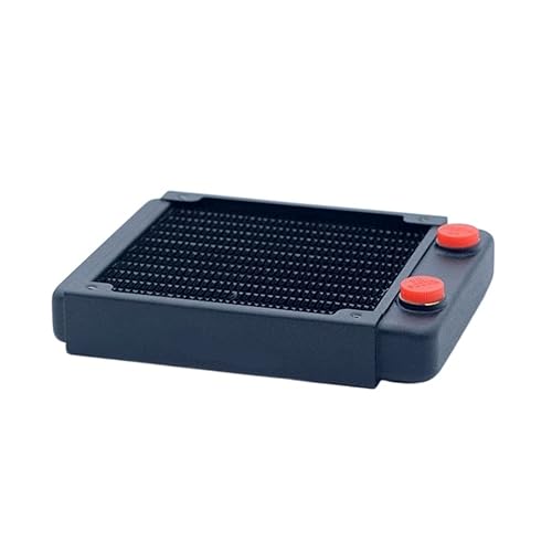 SAEVVCJWW Computer-PC-Wasserkühlungskühler 120 mm Kupfer 12 cm Lüfter G1/4 Kühler, P-BP120 von SAEVVCJWW