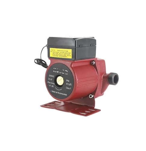 Temperaturgesteuerte Heizungsumwälzpumpe Kessel Fußbodenheizung Umwälzpumpe Rohrleitung geschirmte Motorpumpe(Uk Plug,165w Caliber40) von SAEVVCJWW