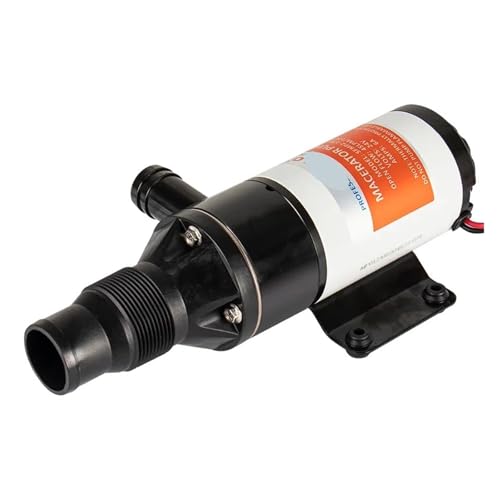 Zerkleinerungspumpe, Schneidpumpe, Abwasserpumpe, Anti-Verstopfungsfunktion, 12 V/24 V, 12 GPM, geeignet for Wohnmobil, Boot, Yacht, Toilette, Kanalisation, selbstansaugend(24V) von SAEVVCJWW