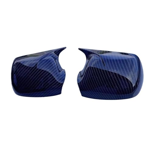 Auto Spiegelkappen Für 3 2003-2009 OX Horn Spiegel Abdeckung Aufkleber Trim Auto Teile Auto Styling Außen Rückspiegel Abdeckung kappe Seitenspiegelkappe von SAFATBZ
