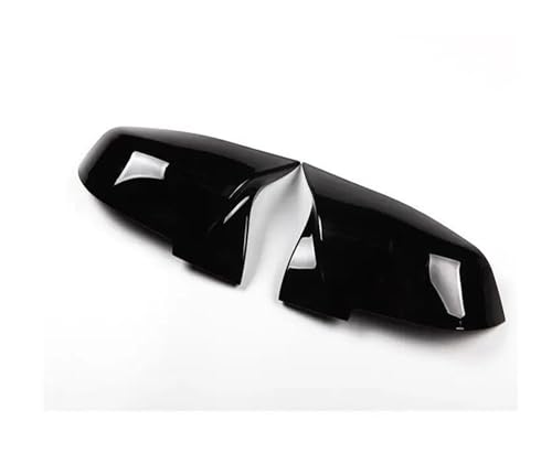 Auto Spiegelkappen Für 3er F30 F31 Limousine und für Touring ab 2012 Ersetzen Sie die Original Spiegelabdeckung Für M4 Optik glänzend schwarze Spiegelabdeckung Seitenspiegelkappe(Zwart) von SAFATBZ