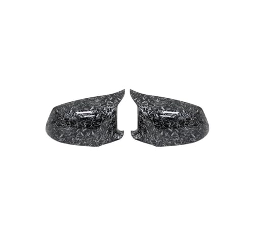 Auto Spiegelkappen Für 5 Series F10 F11 F18 Pre-LCI 2010–2013 Seitenflügelspiegel-Abdeckkappe, Auto-Styling-Zubehör, Auto-Rückspiegel-Abdeckung Seitenspiegelkappe(Forged Carbon Look) von SAFATBZ