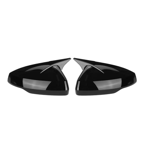 Auto Spiegelkappen Für A1 Für Sportback 2019-2022 Rückspiegel Abdeckung Shell Fall Trim Hinzufügen auf Auto Paar Seite Flügel Spiegel abdeckkappen Seitenspiegelkappe(Glossy Black) von SAFATBZ