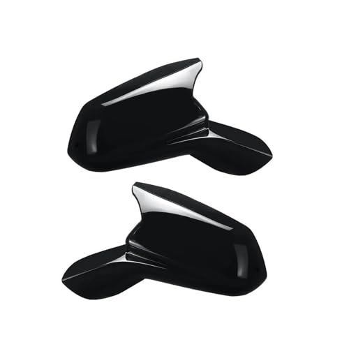 Auto Spiegelkappen Für Chevy Für Camaro Für LT/SS/RS/ZL1 2016-2022 Seite Spiegel Abdeckung Flügel Kappe außen Tür Rückansicht Fall Trim Carbon Look Seitenspiegelkappe(Gloss Black) von SAFATBZ