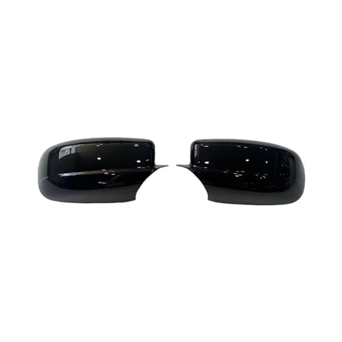 Auto Spiegelkappen Für Dodge Für Ladegerät 2011-2022 Carbon Fiber Paar Auto Flügel Seite Spiegel Rückspiegel Abdeckung Cap Trim gehäuse Hinzufügen-Auf Seitenspiegelkappe(Glossy Black) von SAFATBZ