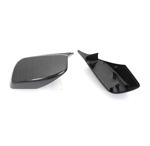 Auto Spiegelkappen Für E60 E61 E63 E64 5 Serie Modell 2004-2008 Carbon Faser Auto Rückansicht Tür Flügel Spiegel Seite spiegel Abdeckung Caps Shell Fall Seitenspiegelkappe(Fiber Look) von SAFATBZ