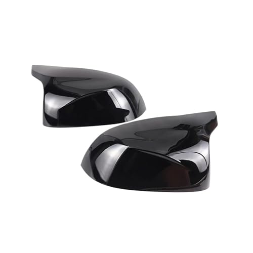 Auto Spiegelkappen Für F15 Für X5 F16 Für X6 F25 Für X3 F26 Für X4 2014-2018 Teile Styling auto Seite Tür Rück Seite Spiegel Abdeckung Kappe Seitenspiegelkappe(1 pair black) von SAFATBZ