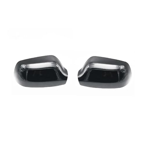 Auto Spiegelkappen Für Für Atlas 6 2003-2012 Für 3 Für M3 2003-2009 Flügel Tür Außerhalb spiegel Abdeckungen Kappen Rückspiegel Shell Gehäuse Seitenspiegelkappe(Bright Black) von SAFATBZ