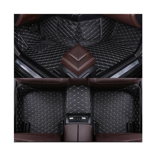 Auto Spiegelkappen Für Für E65 7 Serie 2001 2002 2003 2004 2005 2006 2007 2008 Handytasche Passend für Ihr Auto Kundenspezifische Auto Fußmatte Seitenspiegelkappe(Black White) von SAFATBZ