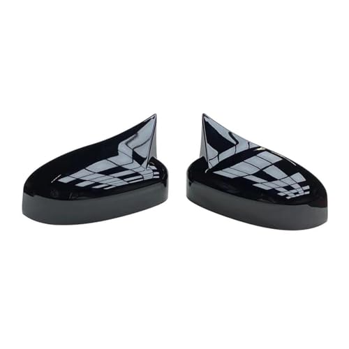Auto Spiegelkappen Für Für Fokus Für MK3 2012-2018 Auto Ox Horn Rück Seite Glas Spiegel Abdeckung Trim Rahmen Seite spiegel Kappen Seitenspiegelkappe(1 pair black) von SAFATBZ