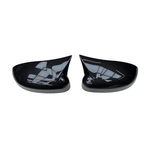 Auto Spiegelkappen Für Für Fokus Für MK3 2012-2018 Auto Rück Seite Glas Spiegel Abdeckung Trim Rahmen Seite Spiegel Kappen Seitenspiegelkappe(1 set Carbon pattern) von SAFATBZ