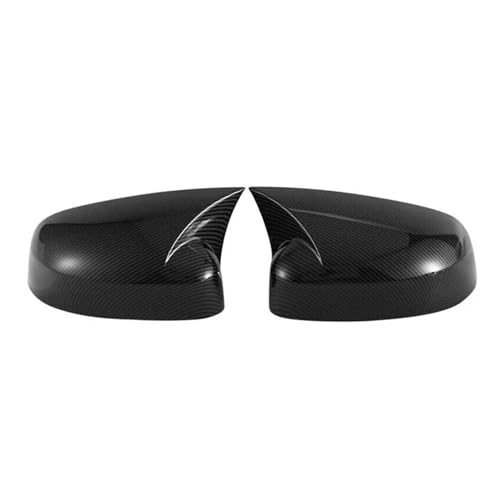 Auto Spiegelkappen Für Für Fokus Für MK3 2012-2018 Seite Spiegel Abdeckung Flügel Kappe Ox Horn Außentür Rückansicht fall Trim Carbon Faser Schwarz Seitenspiegelkappe(Carbon) von SAFATBZ