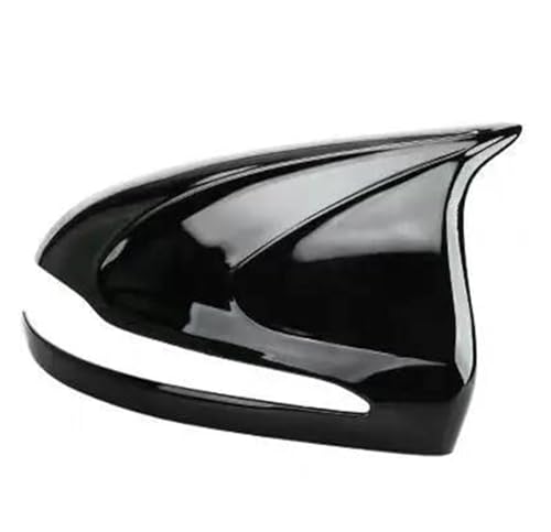 Auto Spiegelkappen Für Für GLC260LL C-klasse carbon faser dekoration E-klasse ecke spiegel shell Für C260L Für GLB umkehr abdeckung E Auto stil Seitenspiegelkappe(1pc Black Right) von SAFATBZ