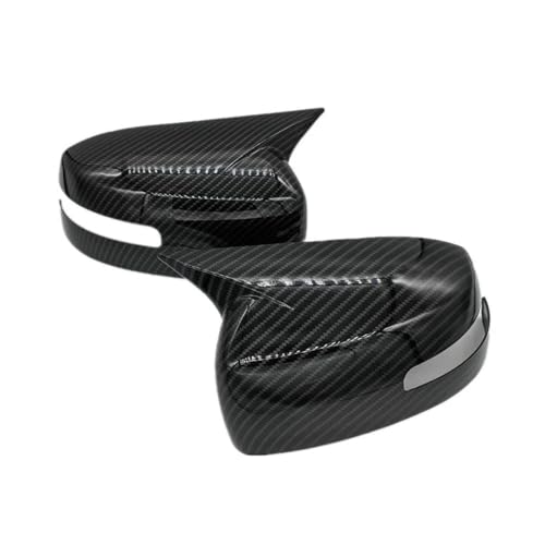 Auto Spiegelkappen Für Für Lancer X 10 EX Für EVO 2008-2016 Shell Aufkleber Auto Styling Zubehör Auto Teil Rück seite Spiegel Trim Abdeckung Seitenspiegelkappe(Without lamp 08-12) von SAFATBZ