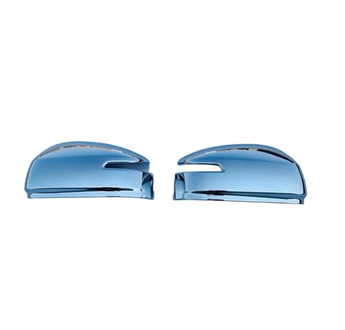 Auto Spiegelkappen Für Für Land Für Cruiser Für LC300 2021 2022 2023 ABS Chrome Side Tür Auto Rückspiegel Shell Abdeckung trim Außen Seitenspiegelkappe(Silver) von SAFATBZ