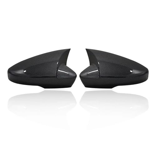Auto Spiegelkappen Für Für Octavia Für Mk3 Für A7 5E 2014-2019 Für T-kreuz 2018-2021 Auto rückspiegel Abdeckungen Flügel Spiegel Kappen Seitenspiegelkappe(Carbon Fiber Look) von SAFATBZ