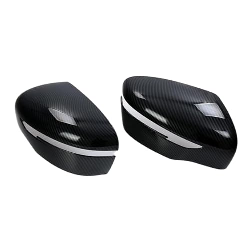Auto Spiegelkappen Für Für Qashqai Für J11 Für X-trail Für X-trail Für t32 2014-2020 ABS Auto Faser Seite Rückspiegel Kappe Abdeckung Trim Seitenspiegelkappe(Carbon fiber) von SAFATBZ