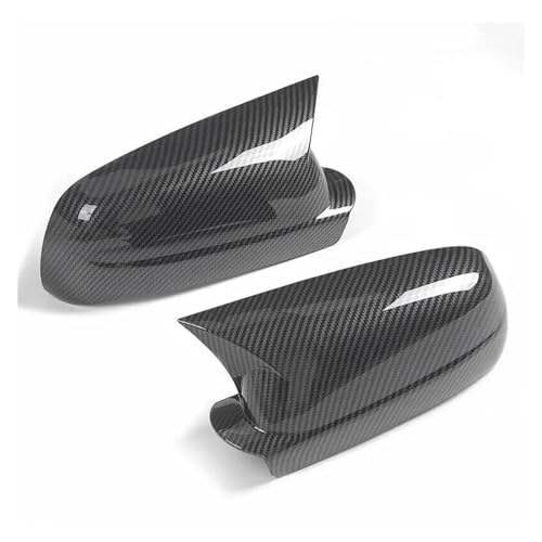 Auto Spiegelkappen Für Golf 4 Für MK4 1998-2002 Für B5 Für Auto Seite Spiegel Abdeckung Aufkleber Flügel Kappe Außentür fall Trim Auto Seitenspiegelkappe(Carbon) von SAFATBZ