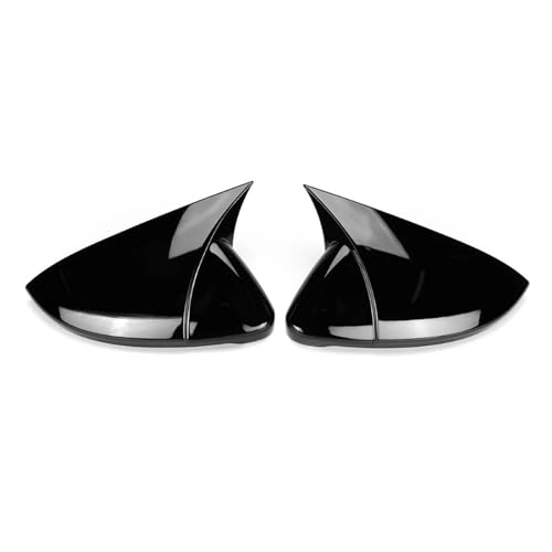 Auto Spiegelkappen Für Golf 7 Für MK7 7,5 Für Für GTD Für GTE R 2013-2020 Auto 2Pcs Seite flügel Rückspiegel Shell Abdeckung Trim Seitenspiegelkappe von SAFATBZ