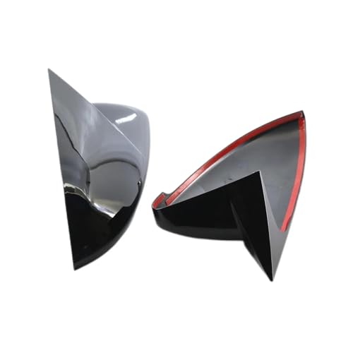 Auto Spiegelkappen Für Golf Für MK7 Auto Styling 2 Stück Rückspiegel Trim Abdeckung Tür Spiegel Shell Linke und Rechte Seite Flügel spiegel Abdeckung Seitenspiegelkappe(Carbon Fiber) von SAFATBZ