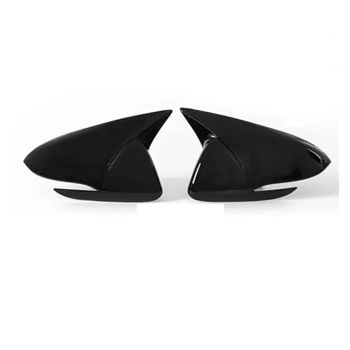 Auto Spiegelkappen Für Hyundai Für Elantra AD 2016 2017 2018 2019 2020 2 Pcs Auto Rück Seite Spiegel Abdeckung Auto Rückansicht carbon Look Seitenspiegelkappe(Glossy Black) von SAFATBZ