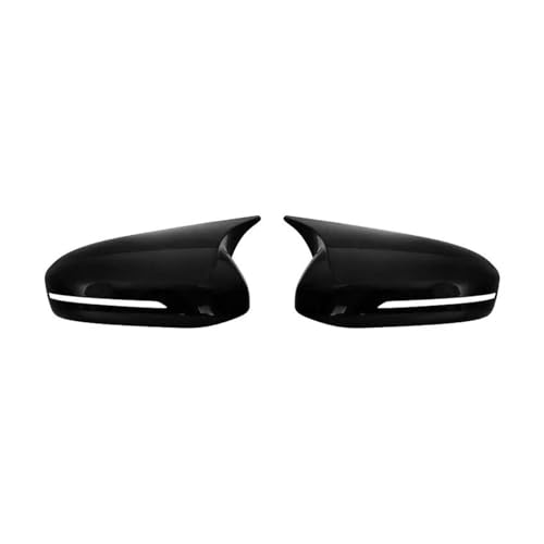 Auto Spiegelkappen Für KIA Für K5 Für Optima 2011-2015 Auto Auto Körper Seite Tür Rückspiegel Abdeckung Aufkleber Trim ABS carbon Faser Stil Schwarz Seitenspiegelkappe(Bright black) von SAFATBZ