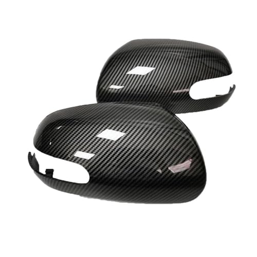 Auto Spiegelkappen Für KIA K3 Für Forte Für Cerato Ceed 1 2009-2013 Auto Rück Seite Spiegel Abdeckung Flügel Kappe Außen aufkleber Tür Fall Trim Seitenspiegelkappe(Carbon) von SAFATBZ