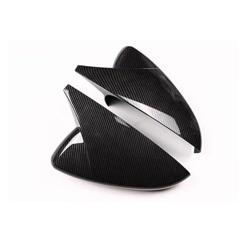 Auto Spiegelkappen Für Mazda3 Für 3 2019 2020 2021 auto rückspiegel abdeckung reflektor spiegel geändert hörner carbon faser shell Seitenspiegelkappe(Carbon fiber) von SAFATBZ