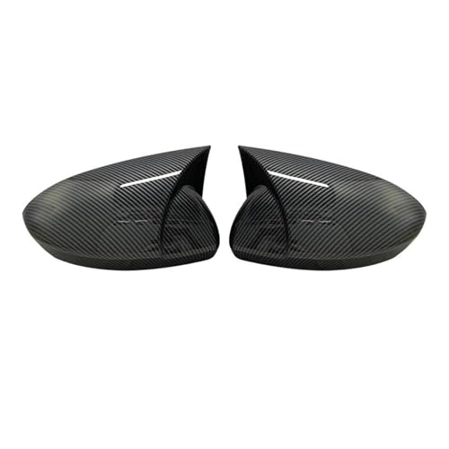 Auto Spiegelkappen Für Megane 4 Für MK4 2016-2020 Auto Rück Seite Spiegel Abdeckung Flügel Kappe Aufkleber Außentür Fall Trim carbon Faser Auto Seitenspiegelkappe(Carbon fiber pattern) von SAFATBZ